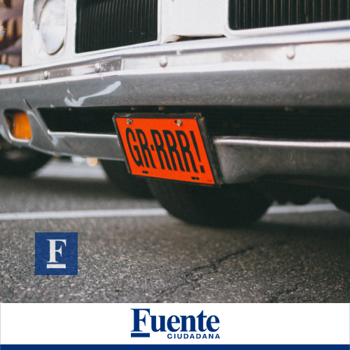 Retiro de placas por multa de tránsito