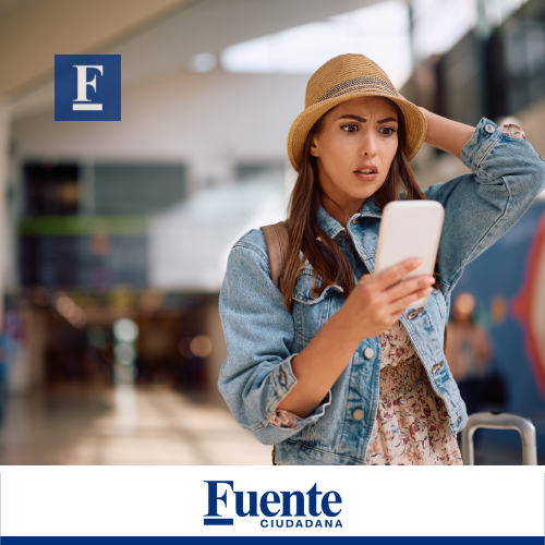 Persona que perdió su vuelo